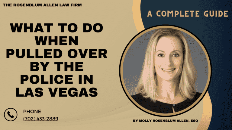 What to Do When Pulled Over by the Police in Las Vegas Banner