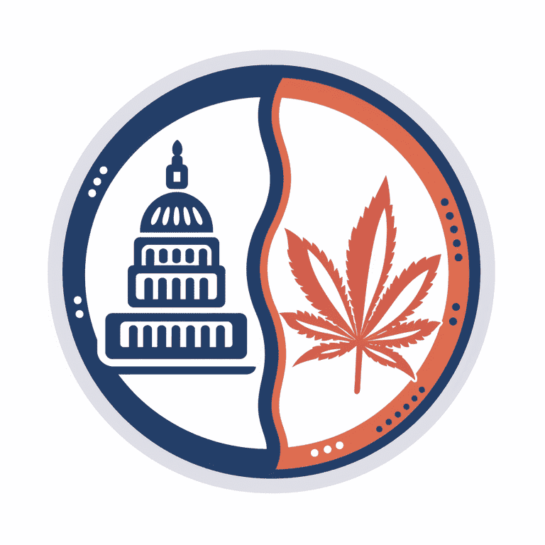 Venn diagram showing overlap between federal laws and Nevada state marijuana laws