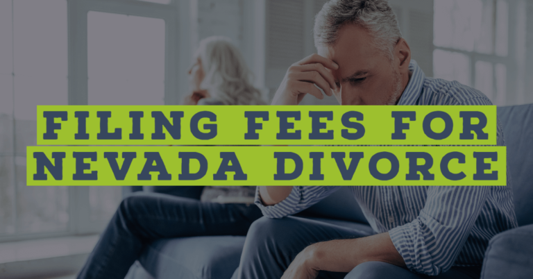 Filing Fees For Nevada Divorce