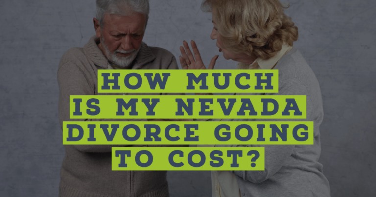 How Much Is My Nevada Divorce Going To Cost