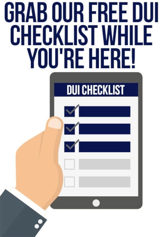 DUI Checklist Graphic