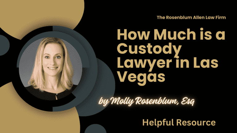 How Much is a Custody Lawyer in Las Vegas Banner