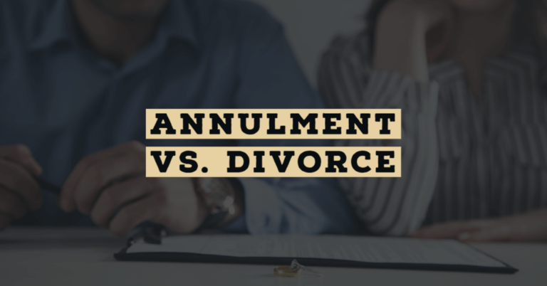 Annulment vs. Divorce