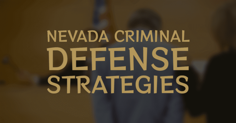 nevada felony sentencing guidelines