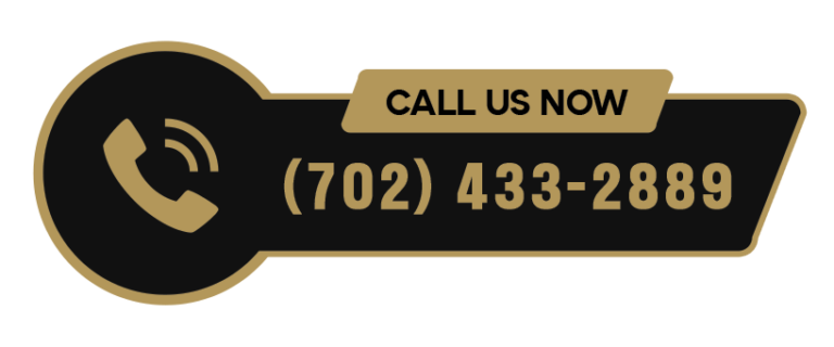 Telephone displaying (702) 433-2889, providing contact info for Rosenblum Allen Law.