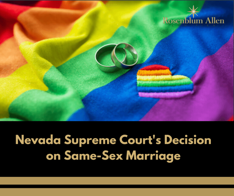 Nevada Supreme Court's Decision on Same-Sex Marriage
