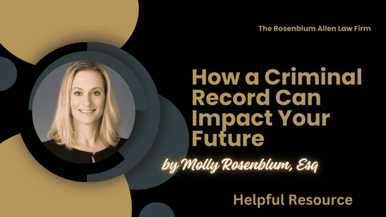 How a Criminal Record Can Impact Your Future Banner