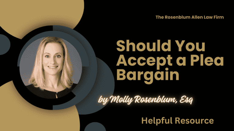Should You Accept a Plea Bargain Banner