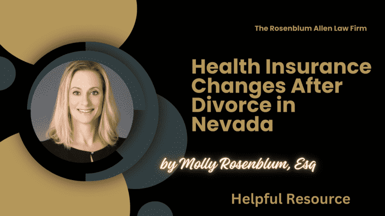 Health Insurance Changes After Divorce in Nevada Banner
