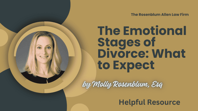 The Emotional Stages of Divorce What to Expect Banner