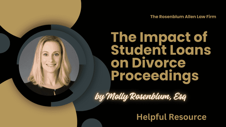 The Impact of Student Loans on Divorce Proceedings Banner