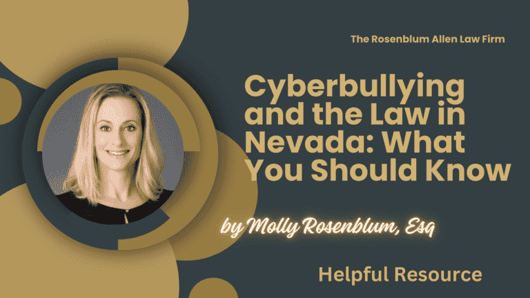 Cyberbullying Laws Nevada Banner