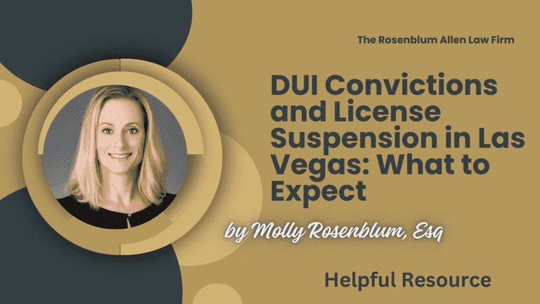 DUI Convictions and License Suspension in Las Vegas: What to Expect Banner