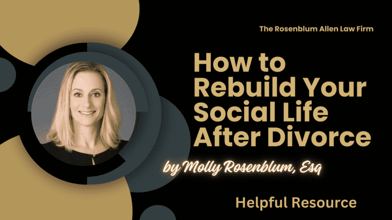 How to Rebuild Your Social Life After Divorce Banner