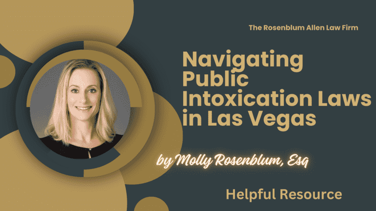 Navigating Public Intoxication Laws in Las Vegas Banner