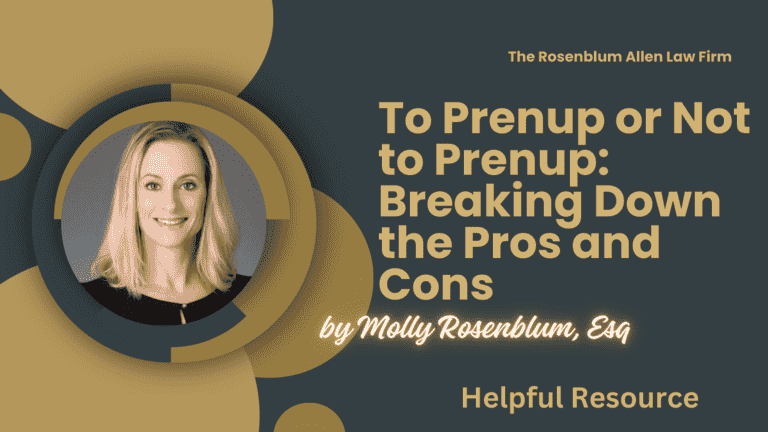 To Prenup or Not to Prenup: Breaking Down the Pros and Cons Banner