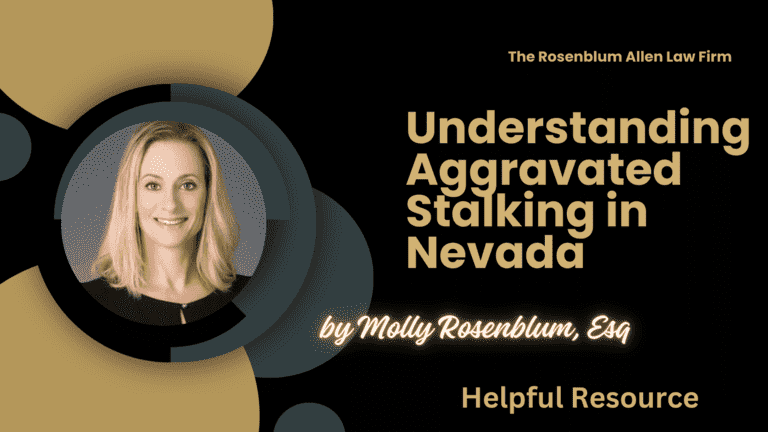 Understanding Aggravated Stalking in Nevada Banner