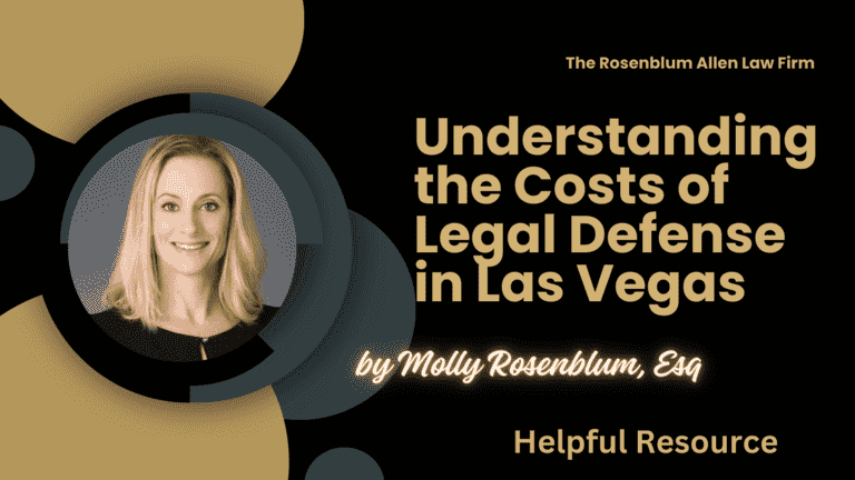 Understanding the Costs of Legal Defense in Las Vegas Banner