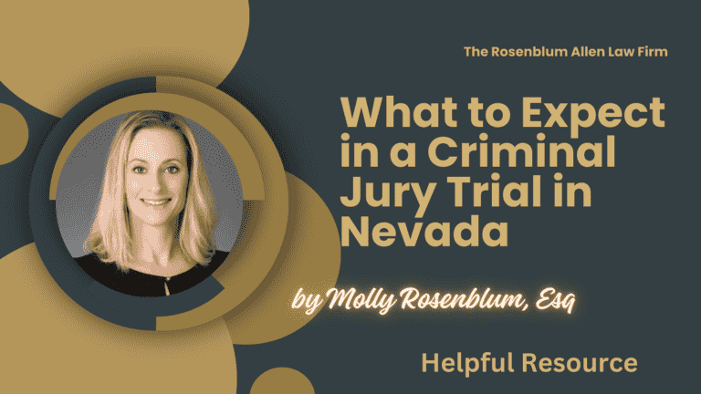 What to Expect in a Criminal Jury Trial in Nevada Banner