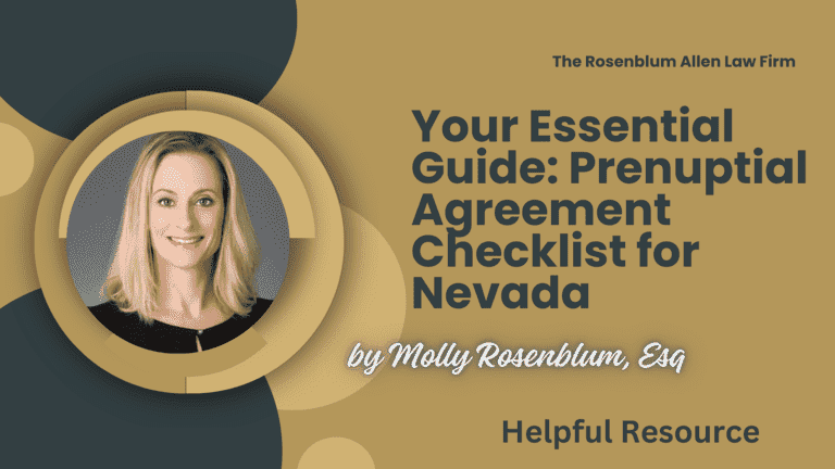 Your Essential Guide: Prenuptial Agreement Checklist for Nevada Banner