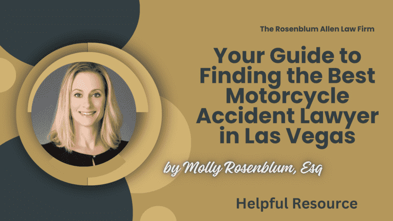 Your Guide to Finding the Best Motorcycle Accident Lawyer in Las Vegas Banner