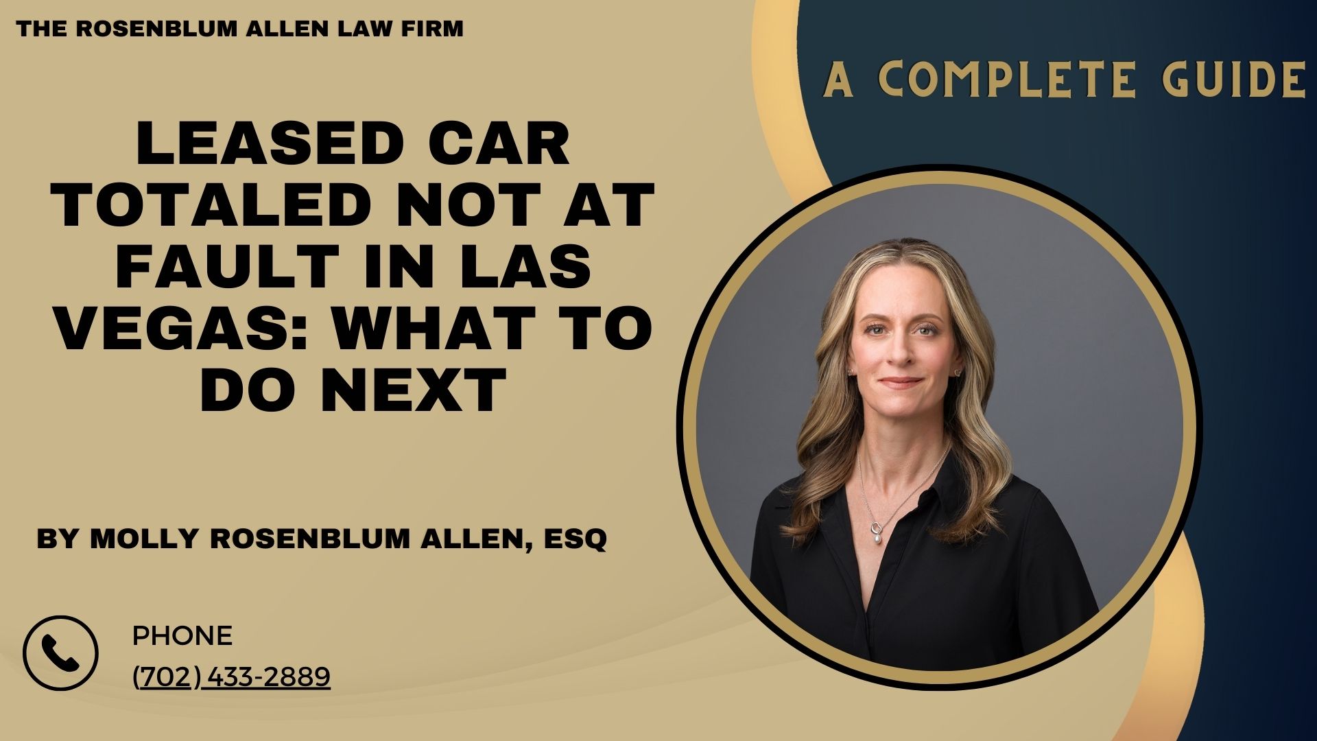 Leased Car Totaled Not at Fault in Las Vegas: What to Do Next Banner