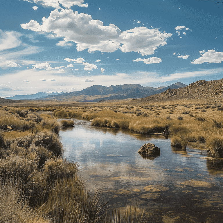 Serene Nevada Landscape