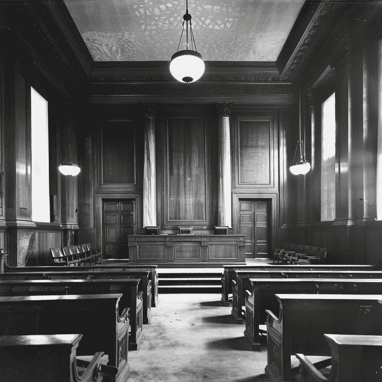 Courtroom interior