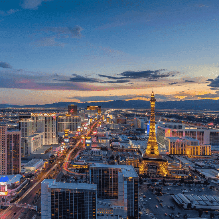 Las Vegas Skyline Representing Nevada Estate Planning