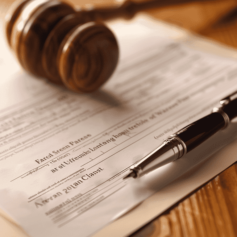 Legal Document Highlighting Restitution Agreements with Gavel
