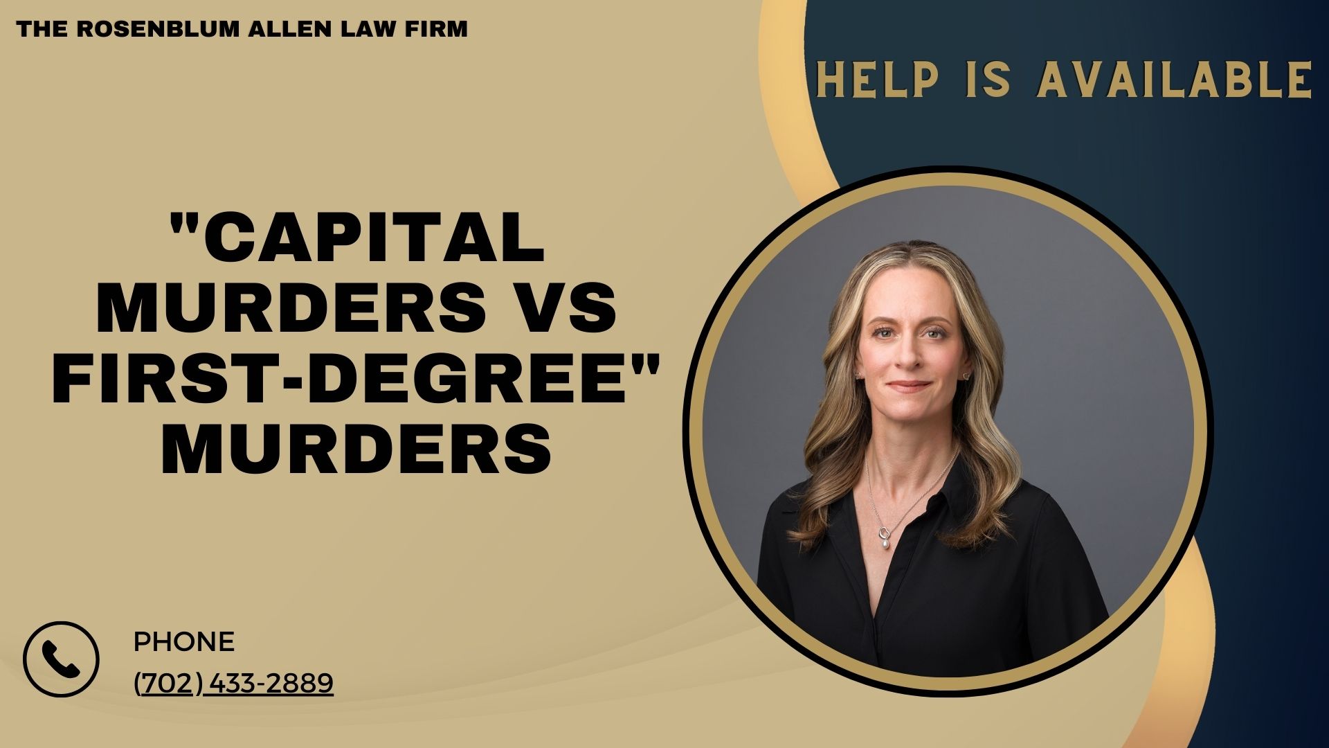 "Capital Murders vs First-Degree" Murders banner